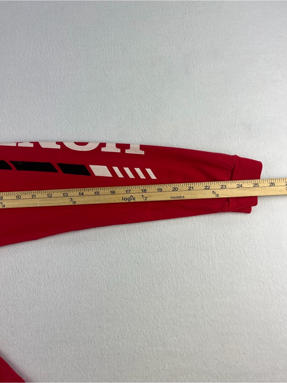 Honda Red Crewneck Tee with Wing Logo - Picture 5 of 7